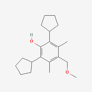 2,6-Dicyclopentyl-4-(methoxymethyl)-3,5-xylenol