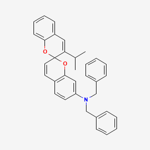 N,N-Dibenzyl-3'-isopropyl-2,2'-spirobi[2H-1-benzopyran]-7-amine