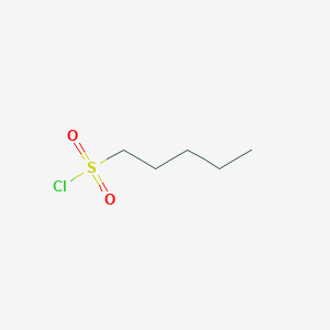 molecular formula C5H11ClO2S B1267586 1-戊烷磺酰氯 CAS No. 6303-18-0