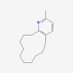 5,6,7,8,9,10,11,12,13,14-Decahydro-2-methylcyclododeca[b]pyridine