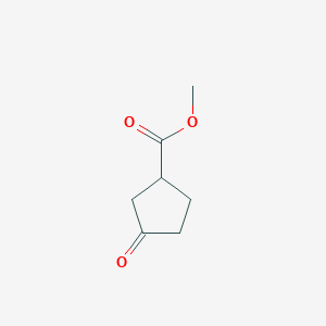 molecular formula C7H10O3 B1267588 Methyl 3-oxocyclopentanecarboxylate CAS No. 32811-75-9
