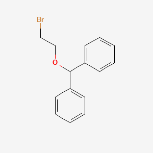 molecular formula C15H15BrO B1267589 [(2-溴乙氧基)(苯基)甲基]苯 CAS No. 6305-20-0