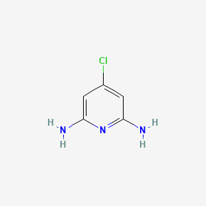 molecular formula C5H6ClN3 B1267590 4-氯吡啶-2,6-二胺 CAS No. 6309-00-8