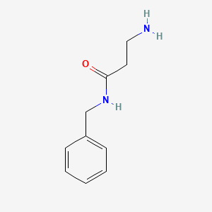 molecular formula C10H14N2O B1267591 3-Amino-n-benzylpropanamide CAS No. 64018-20-8