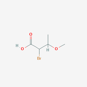 molecular formula C5H9BrO3 B1267594 2-Bromo-3-methoxybutanoic acid CAS No. 67819-23-2