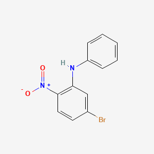 B1267602 5-Bromo-2-nitro-n-phenylaniline CAS No. 6311-47-3
