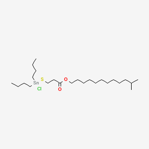 Isotridecyl 3-((dibutylchlorostannyl)thio)propionate