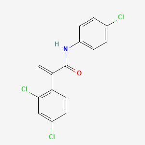 Benzeneacetamide, 2,4-dichloro-N-(4-chlorophenyl)-a-methylene-