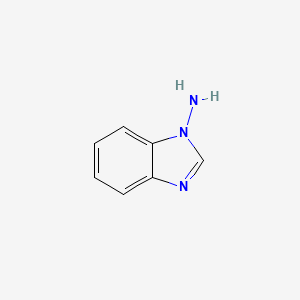 molecular formula C7H7N3 B1267610 1H-苯并咪唑-1-胺 CAS No. 6299-92-9