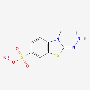 Potassium 2-hydrazono-2,3-dihydro-3-methylbenzothiazole-6-sulphonate