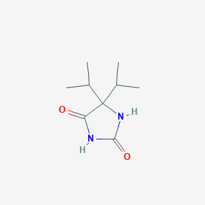molecular formula C9H16N2O2 B1267621 5,5-二(丙-2-基)咪唑烷-2,4-二酮 CAS No. 52532-01-1