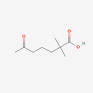 2,2-Dimethyl-6-oxoheptanoic acid