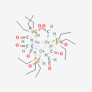 Triangulo-nonacarbonyltris(triethylphosphine)triosmium