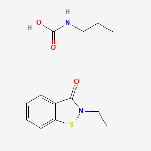 2-propyl-1,2-benzothiazol-3-one;propylcarbamic acid