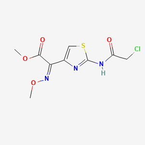 Methyl (Z)-2-(chloroacetamido)-alpha-(methoxyimino)thiazol-4-acetate