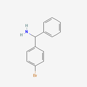 B1267636 (4-Bromophenyl)(phenyl)methanamine CAS No. 55095-17-5
