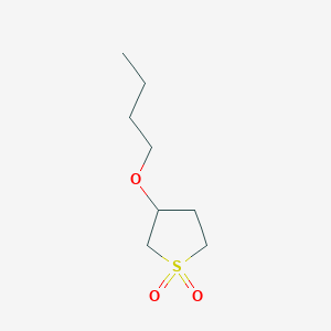 molecular formula C8H16O3S B1267640 3-Butoxytetrahydrothiophene 1,1-dioxide CAS No. 22179-08-4