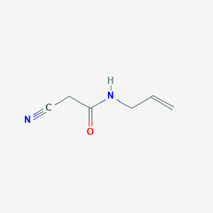 molecular formula C6H8N2O B1267644 2-cyano-N-(prop-2-en-1-yl)acetamide CAS No. 30764-67-1