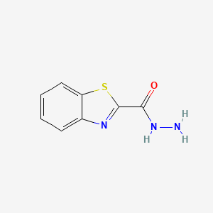 molecular formula C8H7N3OS B1267650 1,3-苯并噻唑-2-甲酰肼 CAS No. 28891-34-1