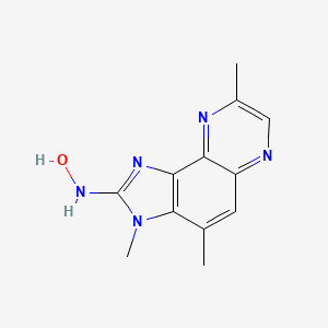 1,3-Dihydro-3,4,8-trimethyl-2H-imidazo(4,5-f)quinoxalin-2-one oxime