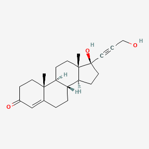 17beta-Hydroxy-17-(3-hydroxy-1-propynyl)androst-4-ene-3-one