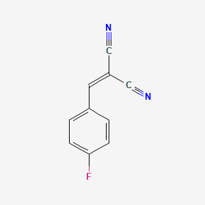 molecular formula C10H5FN2 B1267660 2-(4-氟苄叉基)丙二腈 CAS No. 2826-22-4