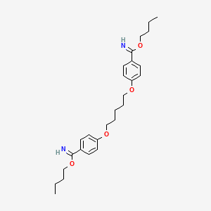 Dibutyl 4,4'-[pentamethylenebis(oxy)]dibenzimidate