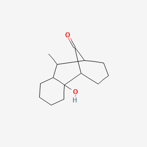 5,9-Methanobenzocycloocten-11-one, dodecahydro-4a-hydroxy-10-methyl-