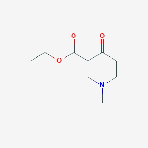molecular formula C9H15NO3 B1267670 1-甲基-4-氧代哌啶-3-羧酸乙酯 CAS No. 25012-72-0