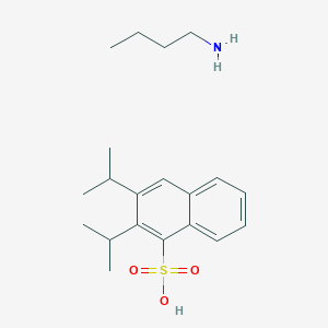 molecular formula C20H31NO3S B12676726 Butan-1-amine;2,3-di(propan-2-yl)naphthalene-1-sulfonic acid CAS No. 151911-63-6