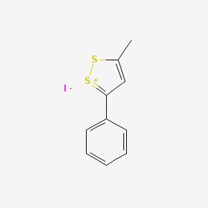 1,2-Dithiol-1-ium, 3-methyl-5-phenyl-, iodide