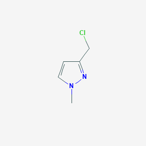 molecular formula C5H7ClN2 B1267674 3-(氯甲基)-1-甲基-1H-吡唑 CAS No. 84547-64-8