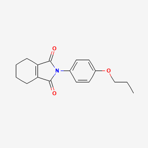 1H-Isoindole-1,3(2H)-dione, 4,5,6,7-tetrahydro-2-(4-propoxyphenyl)-