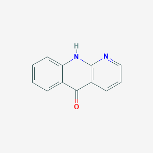 molecular formula C12H8N2O B1267681 10H-苯并[b][1,8]萘啶-5-酮 CAS No. 28907-30-4