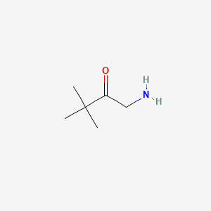 molecular formula C6H13NO B1267683 1-Amino-3,3-dimethylbutan-2-one CAS No. 82962-91-2