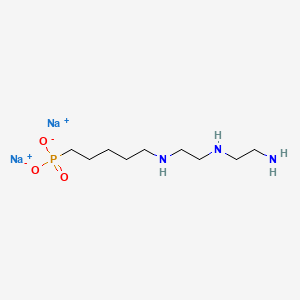 (5-((2-((2-Aminoethyl)amino)ethyl)amino)pentyl)phosphonic acid, sodium salt