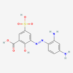 3-((2,4-Diaminophenyl)azo)-5-sulphosalicylic acid