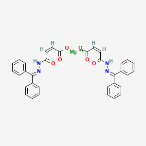 magnesium;(Z)-4-(2-benzhydrylidenehydrazinyl)-4-oxobut-2-enoate