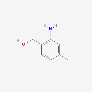 B1267699 (2-Amino-4-methylphenyl)methanol CAS No. 81335-87-7