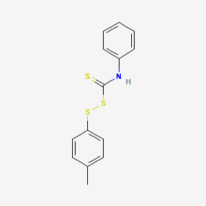 1-((Anilinocarbothioyl)dithio)-4-methylbenzene