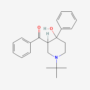 (1-(1,1-Dimethylethyl)-4-hydroxy-4-phenylpiperidin-3-yl) phenyl ketone