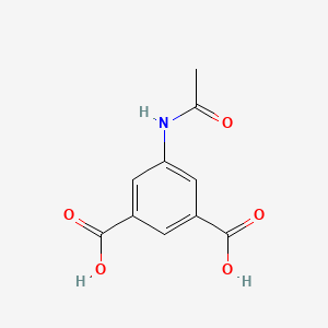 molecular formula C10H9NO5 B1267712 5-Acetamidobenzene-1,3-dicarboxylic acid CAS No. 6344-50-9