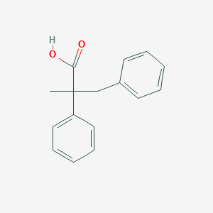B1267715 2-Methyl-2,3-diphenylpropanoic acid CAS No. 7511-43-5