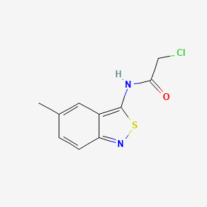 2-Chloro-N-(5-methyl-2,1-benzisothiazol-3-yl)acetamide