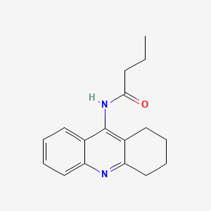 Butanamide, N-(1,2,3,4-tetrahydro-9-acridinyl)-