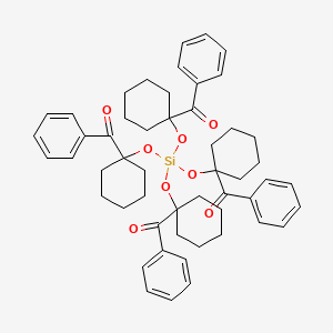 (Silanetetrayltetrakis(oxycyclohexylidene))tetrakis(phenylmethanone)