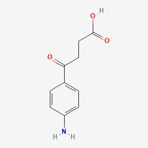 molecular formula C10H11NO3 B1267724 4-(4-氨基苯基)-4-氧代丁酸 CAS No. 6945-94-4