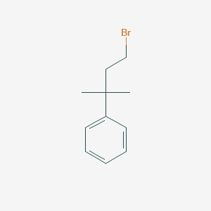 molecular formula C11H15B B1267734 (4-溴-2-甲基丁基)苯 CAS No. 1197-97-3