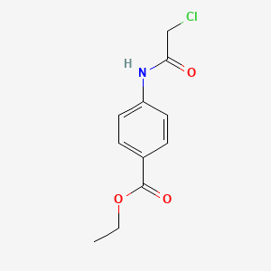 B1267736 Ethyl 4-[(chloroacetyl)amino]benzoate CAS No. 26226-72-2