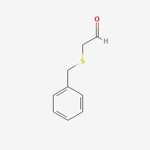B1267738 (Benzylsulfanyl)acetaldehyde CAS No. 7401-37-8